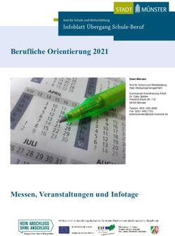 Berufliche Orientierung 2021 - Stadt Münster
