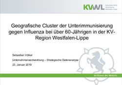 Geografische Cluster der Unterimmunisierung gegen Influenza bei &uuml;ber 60-J&auml;hrigen in der KV- Region Westfalen-Lippe - Sebastian V&ouml;lker ...