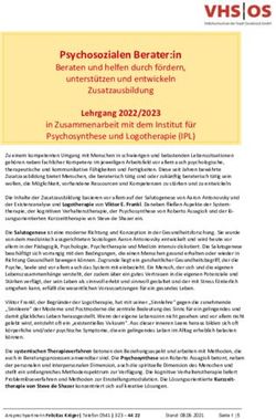 Psychosozialen Berater:in - Beraten und helfen durch f&ouml;rdern, unterst&uuml;tzen und entwickeln Zusatzausbildung - vhs Osnabr&uuml;ck