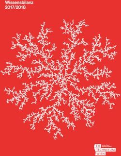 Wissensbilanz 2017/2018 - FH Technikum Wien