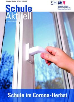 Schule Aktuell - Schule im Corona-Herbst - LEB GemS SH