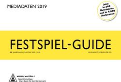 FESTSPIEL-GUIDE - MEDIADATEN 2019 - Crescendo