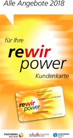 Rewir power - Alle Angebote 2018 - Stadtwerke Bochum
