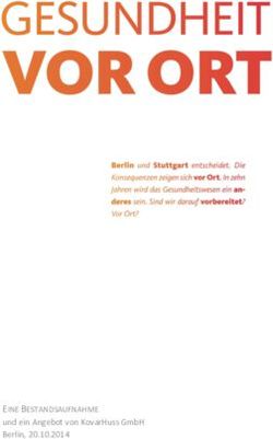 EINE BESTANDSAUFNAHME - UND EIN ANGEBOT VON KOVARHUSS GMBH BERLIN, 20.10.2014