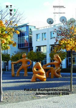 Fakult&auml;t Bauingenieurwesen Jahresr&uuml;ckblick 2020