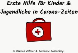 Erste Hilfe für Kinder & Jugendliche in Corona-Zeiten - Hannah Zelzner & Catherine Schencking