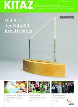 ULLA - der KitaRel-Kreativpreis - KITAZ KITA-ZEITUNG F&Uuml;R MITARBEITERINNEN - &Ouml;stliches Ruhrgebiet