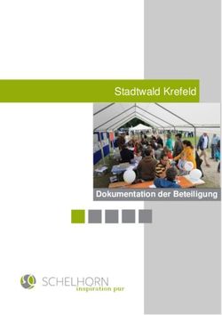 Stadtwald Krefeld - Dokumentation der Beteiligung - Stadt Krefeld
