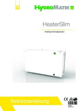 BETRIEBSANLEITUNG - FLEXLINE SPA - HYGROMATIK GMBH