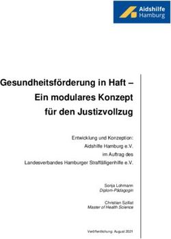 Gesundheitsförderung in Haft