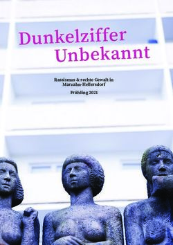 Dunkelziffer Unbekannt - Rassismus & rechte Gewalt in Marzahn-Hellersdorf Frühling 2021