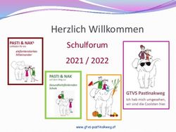 Herzlich Willkommen Schulforum 2021 / 2022 - www.gtvs-pastinakweg.at - GTVS Pastinakweg