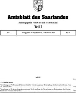 Amtsblatt des Saarlandes - Herausgegeben vom Chef der Staatskanzlei - vhs ...