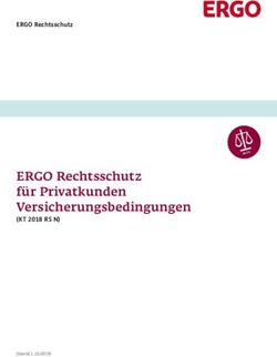 ERGO Rechtsschutz für Privatkunden Versicherungsbedingungen - (KT 2018 RS N) - ERGO Rechtsschutz