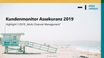 Multi-Channel-Management - Highlight des Kundenmonitor Assekuranz 2019 Die Marktuntersuchung &uuml;ber den privaten Versicherungsmarkt in Deutschland ...