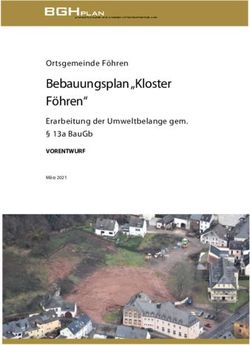 Bebauungsplan "Kloster F&ouml;hren" - Ortsgemeinde F&ouml;hren Erarbeitung der Umweltbelange gem. 13a BauGb