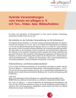 Hybride Veranstaltungen vom Verein wir pflegen e. V. mit Ton-, Video- bzw. Bildaufnahme