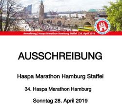AUSSCHREIBUNG Haspa Marathon Hamburg Staffel Sonntag 28. April 2019