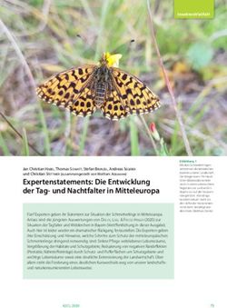 Expertenstatements: Die Entwicklung der Tag- und Nachtfalter in Mitteleuropa