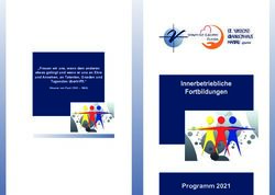 Programm 2021 - "Freuen wir uns, wenn dem anderen etwas gelingt und wenn er uns an Ehre und Ansehen, an Talenten, Gnaden und Tugenden übertrifft." ...