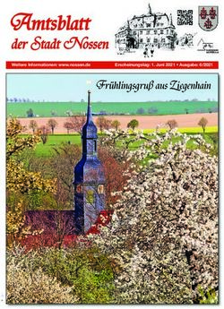 Amtsblatt der Stadt Nossen - Fr&uuml;hlingsgru&szlig; aus Ziegenhain