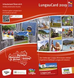 LungauCard 2019 Urlaubsland Österreich - Holiday destination Austria - Ferienregion Lungau