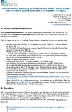 Informationen Zur Bewerbung An Der Hochschule Emden/Leer Für Studien ...