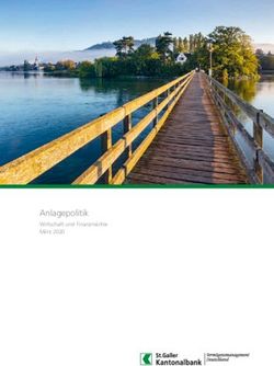 Anlagepolitik Wirtschaft und Finanzm&auml;rkte M&auml;rz 2020 - St.Galler Kantonalbank