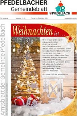 PFEDELBACHER Gemeindeblatt - Gemeinde Pfedelbach
