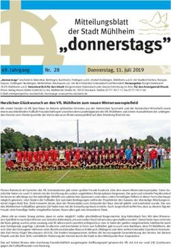 Mitteilungsblatt der Stadt Mühlheim - Stadt Mühlheim an der Donau