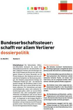 Bundeserbschaftssteuer: schafft vor allem Verlierer dossierpolitik - IHZ