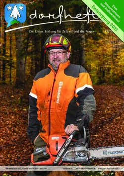 Die kleine Zeitung f&uuml;r Zetzwil und die Region 12/ 2020 - Dorfheftli