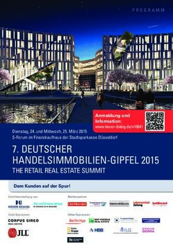DEUTSCHER HANDELSIMMOBILIEN-GIPFEL 2015 - THE RETAIL REAL ESTATE SUMMIT - Grooterhorst ...