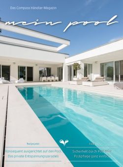 Das Compass H&auml;ndler-Magazin - Konsequent ausgerichtet auf den Pool Sicherheit durch Poolrollo Poolpflege ganz einfach