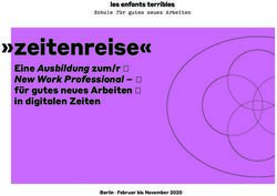 "zeitenreise" Eine Ausbildung zum/r New Work Professional - für gutes neues Arbeiten in digitalen Zeiten - Les Enfants Terribles