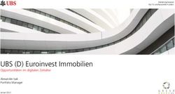 UBS (D) Euroinvest Immobilien - Opportunitäten im digitalen Zeitalter Alexander Isak Portfolio Manager - Fundresearch