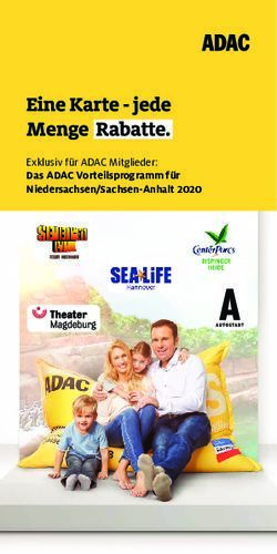 Exklusiv f&uuml;r ADAC Mitglieder: Das ADAC Vorteilsprogramm f&uuml;r Niedersachsen/Sachsen-Anhalt 2020