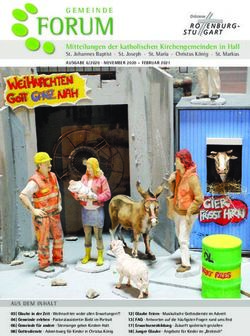 FORUM - Mitteilungen der katholischen Kirchengemeinden in ...