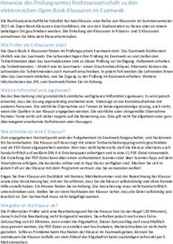 Hinweise des Pr&uuml;fungsamtes Rechtswissenschaft zu den elektronischen Open-Book-Klausuren im Examweb