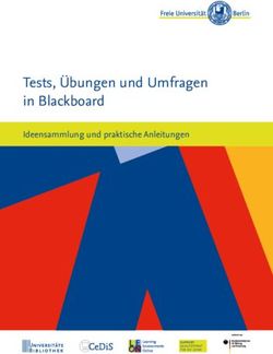 Tests, &Uuml;bungen und Umfragen in Blackboard - Ideensammlung und praktische Anleitungen
