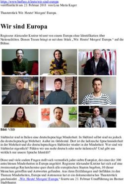 Wir sind Europa - Vereinigte B&uuml;hnen Bozen