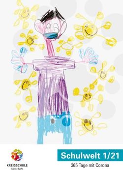 Schulwelt 1/ 21 365 Tage mit Corona - Kreisschule Aarau-Buchs