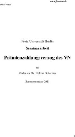 Pr&auml;mienzahlungsverzug des VN - Seminararbeit Freie Universit&auml;t Berlin