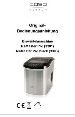 ORIGINAL-BEDIENUNGSANLEITUNG - EISWÜRFELMASCHINE ICEMASTER PRO (3301) ICEMASTER PRO BLACK (3303) - CASO