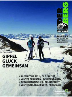 GIPFEL GL&Uuml;CK GEMEINSAM - WINTER - &Ouml;sterreichischer Alpenverein