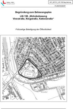 Begr&uuml;ndung zum Bebauungsplan LIN 158 "Wohnbebauung Vinnstra&szlig;e, Ringstra&szlig;e, Kattenstra&szlig;e" - Fr&uuml;hzeitige Beteiligung der &Ouml;ffentlichkeit - Stadt Kamp ...