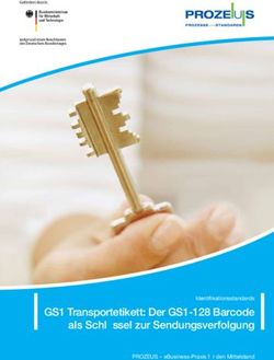 GS1 Transportetikett: Der GS1-128 Barcode als Schlüssel zur Sendungsverfolgung - Identifikationsstandards PROZEUS - eBusiness-Praxis für den ...
