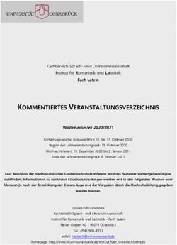KOMMENTIERTES VERANSTALTUNGSVERZEICHNIS - Universit&auml;t Osnabr&uuml;ck