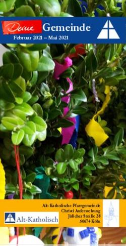 Deine Gemeinde Februar 2021 - Mai 2021 - alt-katholische Kirche