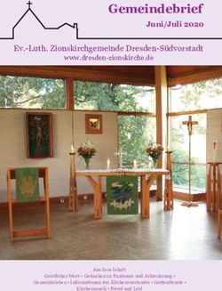 Gemeindebrief Juni/Juli 2020 - Luth. Zionskirche Dresden